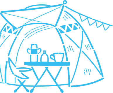 icone tente camping